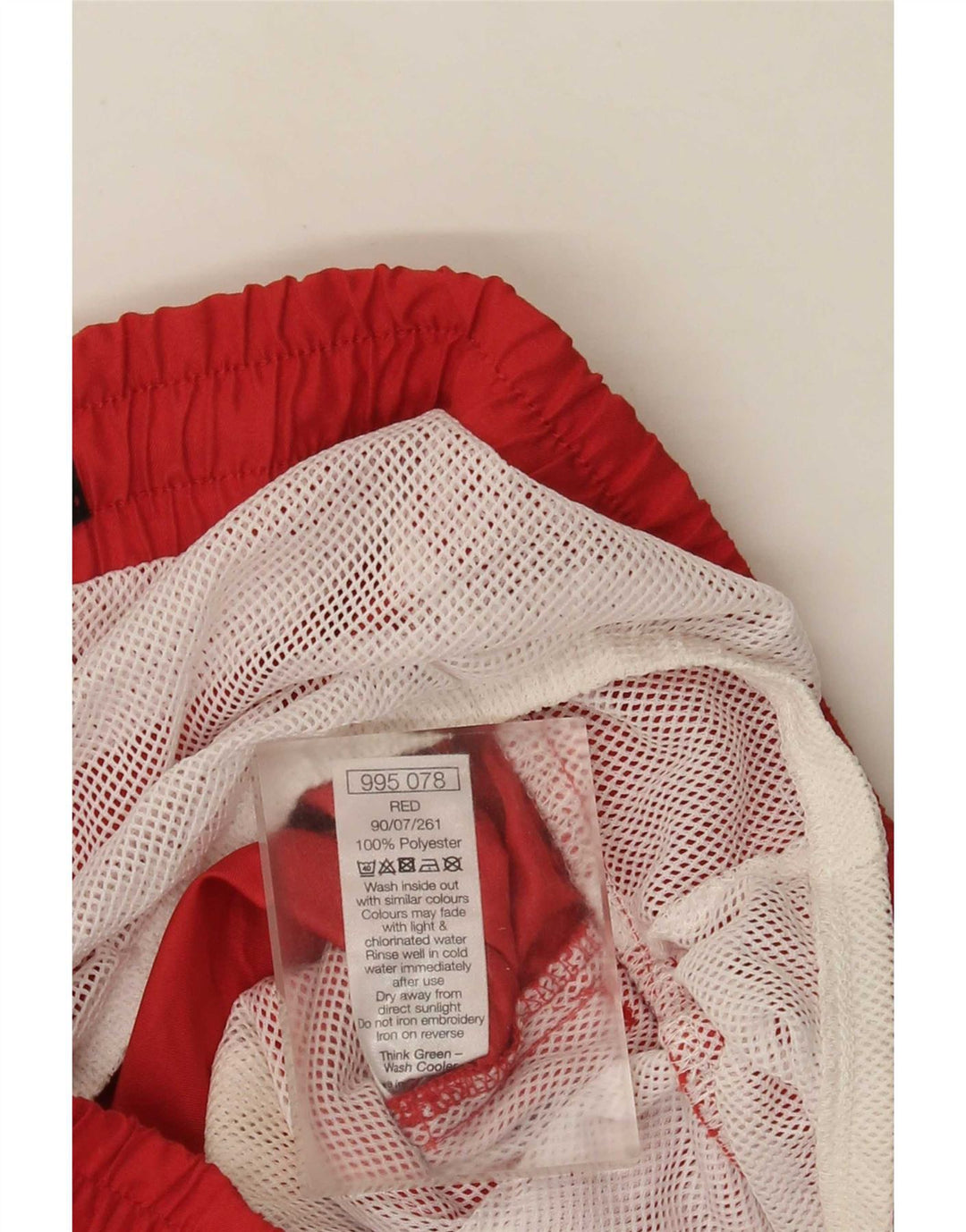 M&Co Hombre Bañador Corto Mediano Rojo Poliéster