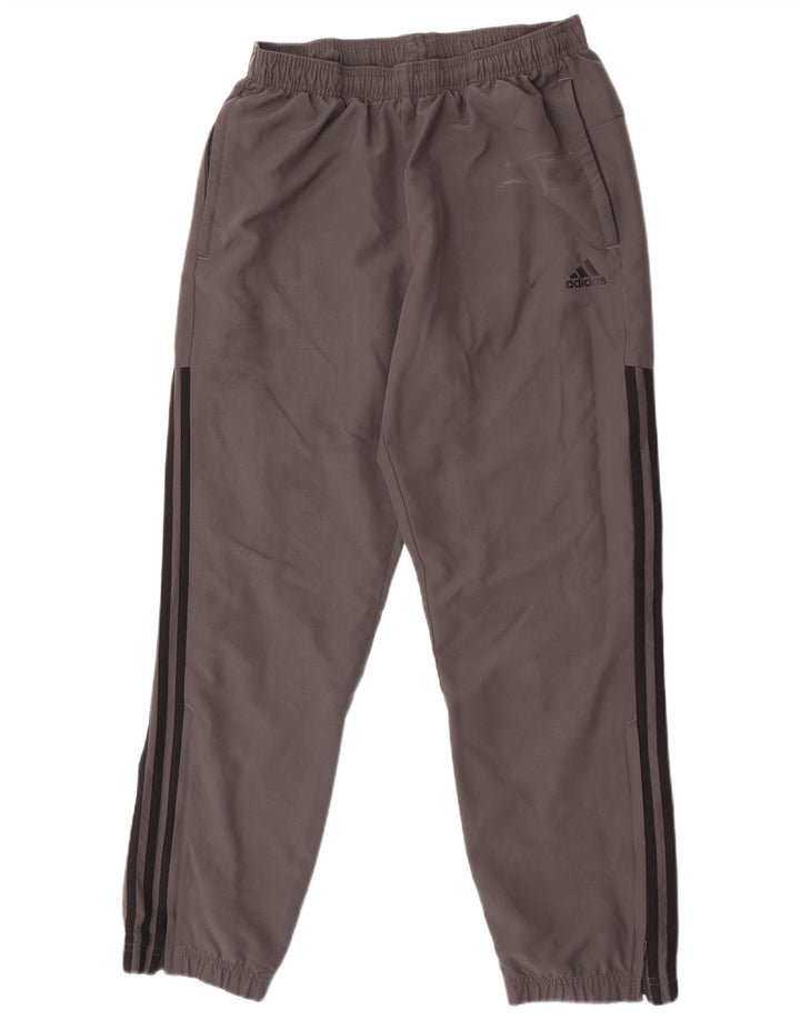 Adidas Hombre Pantalones De Chándal Joggers Gris Medio Poliéster