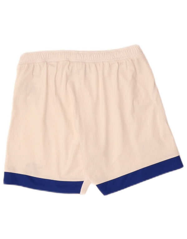 UMBRO Shorts deportivos para niño 13-14 años XL Blanco Colorblock Poliéster