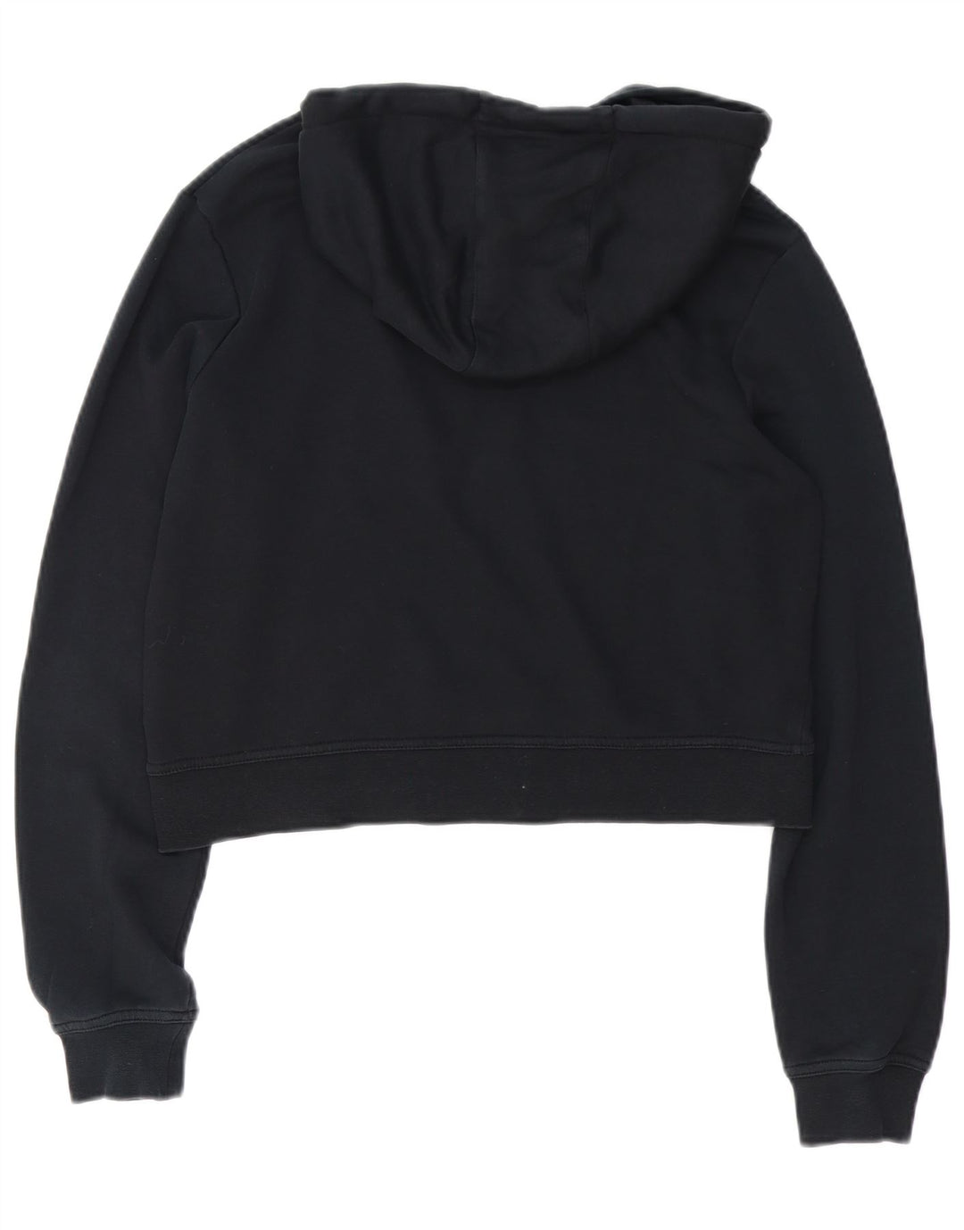 Nike - Sudadera con capucha para mujer, diseño gráfico, talla 40, talla mediana, color negro
