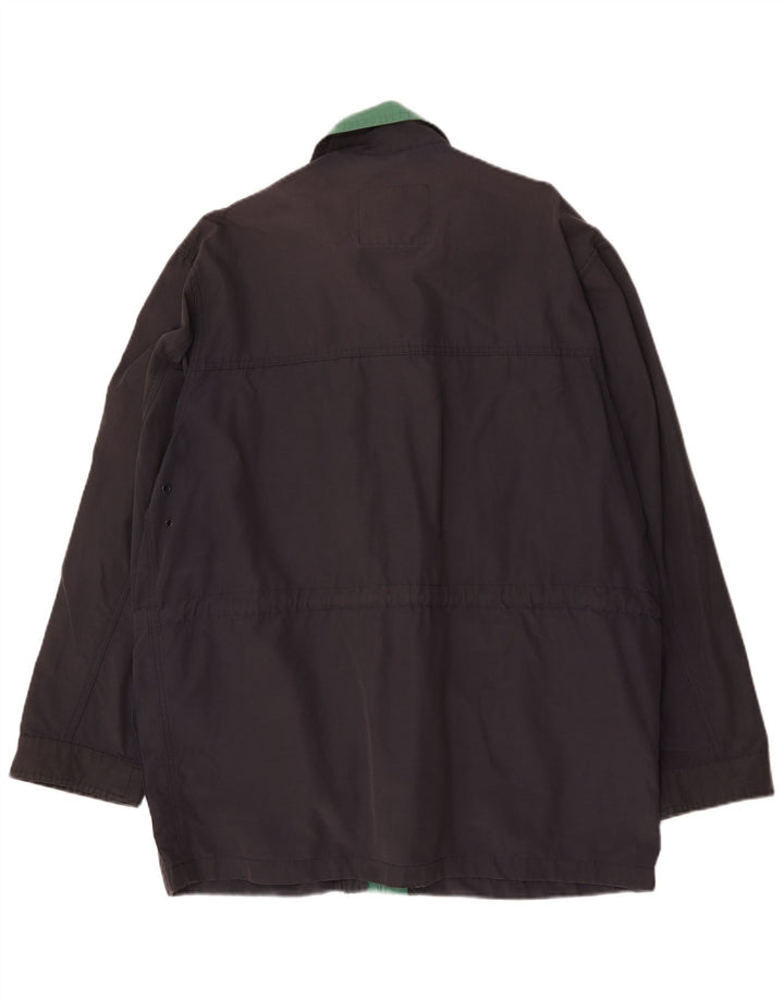 Sea Barrier Chaqueta utilitaria para hombre UK 40 Large Azul marino Colorblock