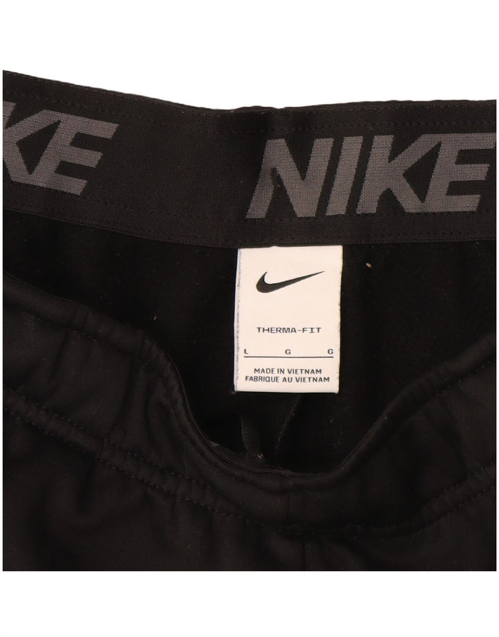NIKE Hombre Therma-Fit Chándal Pantalones Joggers Grande Negro Poliéster