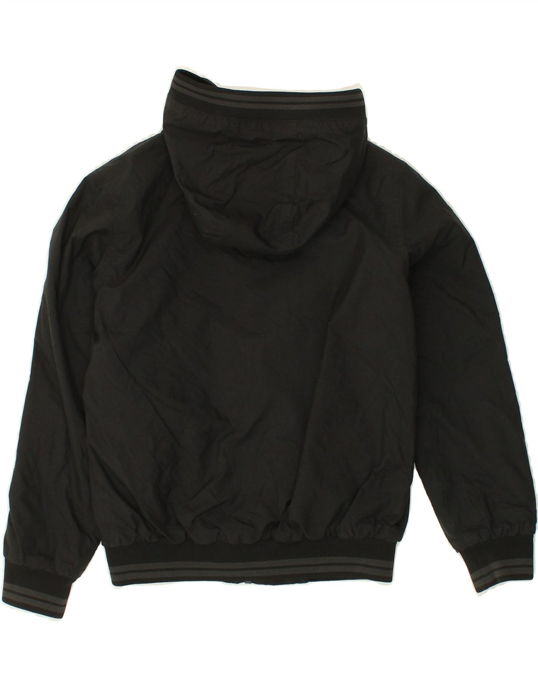 NORTH SAILS Boys Hooded Bomber Jacket 7-8 Years Black Polyester Vintage North Sails and Second-Hand North Sails from Messina Hembry 