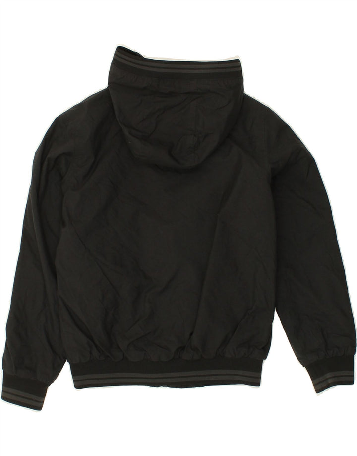 NORTH SAILS Boys Hooded Bomber Jacket 7-8 Years Black Polyester Vintage North Sails and Second-Hand North Sails from Messina Hembry 