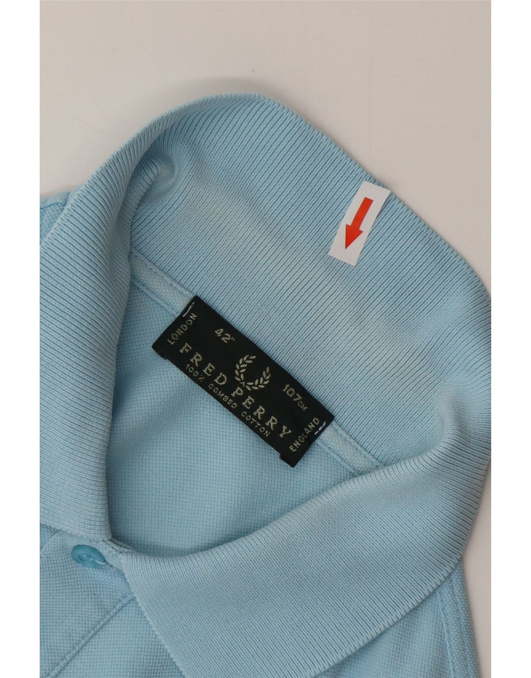 Polo Fred Perry Hombre Algodón Azul Medio