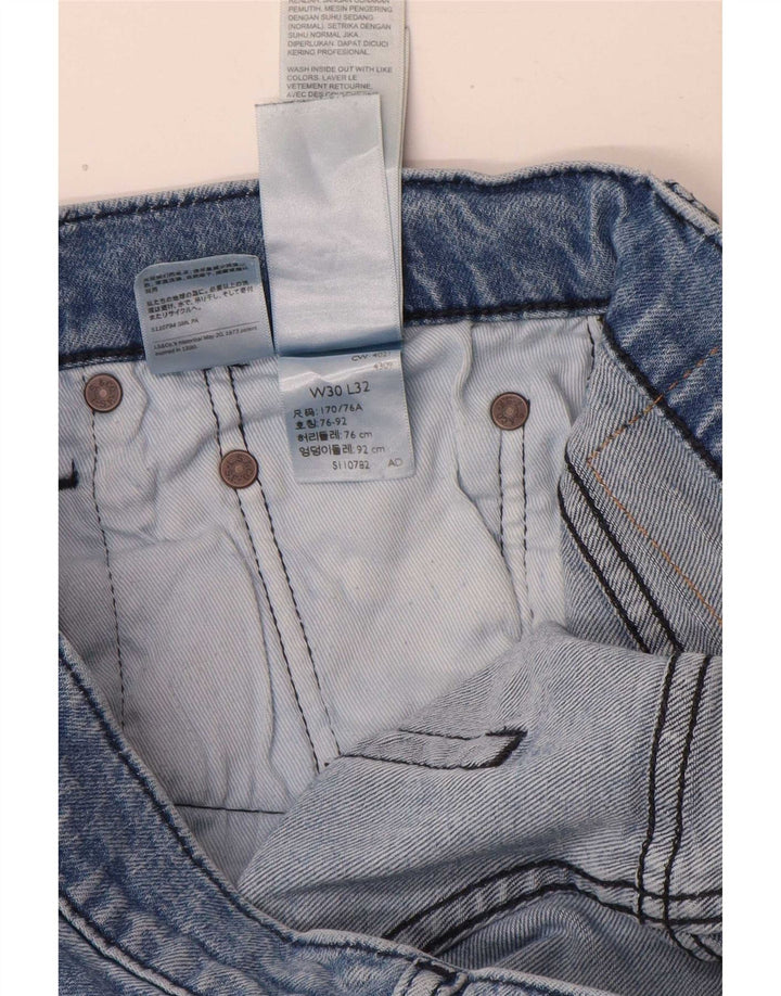 Levi's Hombre 502 Vaqueros Rectos W30 L30 Algodón Azul