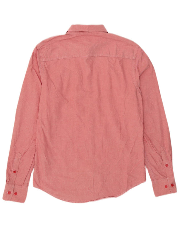 Camisa Calvin Klein Jeans Hombre Small Algodón Rosa