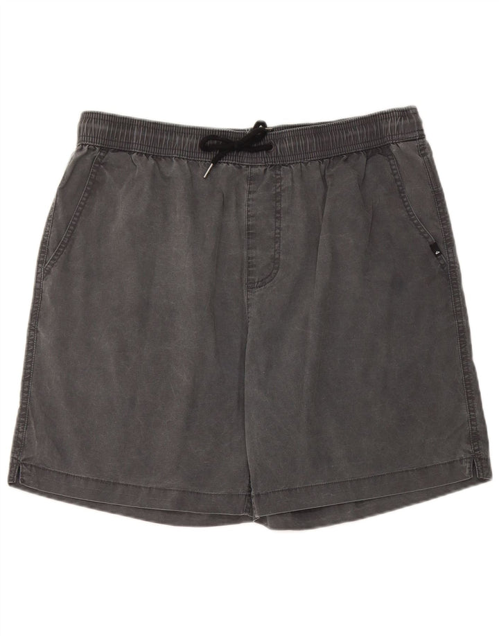 Pantalones cortos Quiksilver para hombre medianos W32 algodón gris