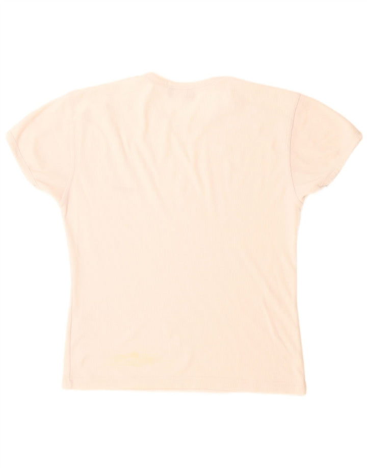 Reebok Camiseta para mujer Top UK 12 Medium Blanco Poliéster
