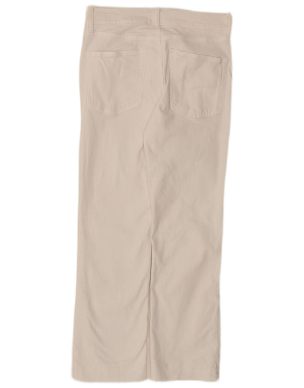Zara Jeans Cortos Para Mujer EU 38 Small W28 L26 Blanco