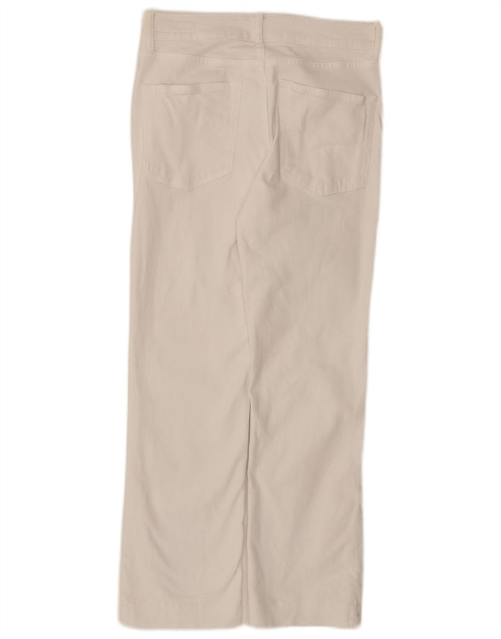 Zara Jeans Cortos Para Mujer EU 38 Small W28 L26 Blanco
