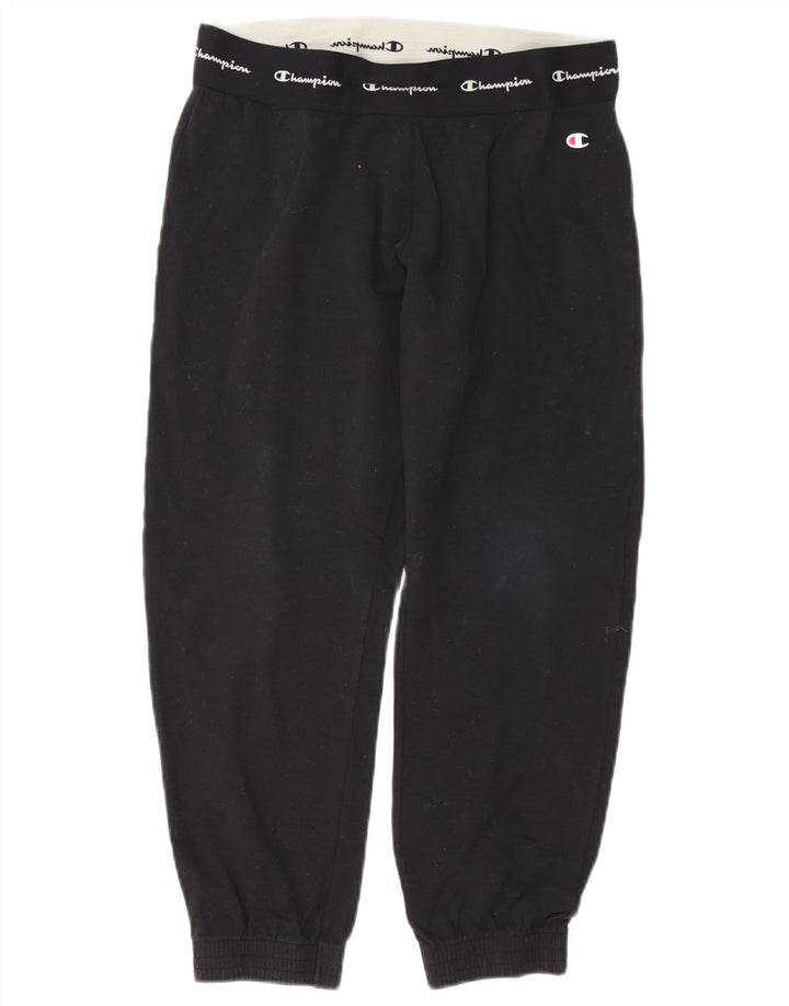 CHAMPION Pantalones de chándal gráficos para mujer Joggers UK 44 Mediano Negro