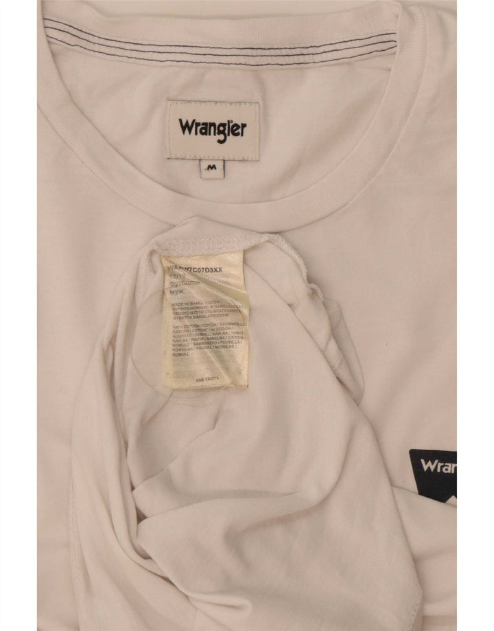 Camiseta Wrangler Hombre Top Medium Blanco Algodón
