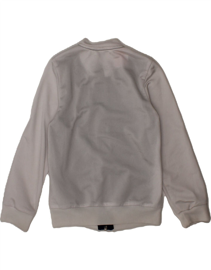ADIDAS Boys Tracksuit Top Jacket 5-6 Years White Colourblock Polyester Vintage Adidas and Second-Hand Adidas from Messina Hembry 
