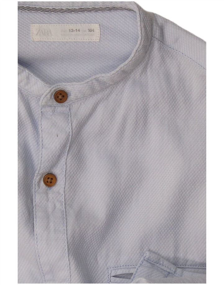 Camisa Niño Zara 13-14 Años Azul