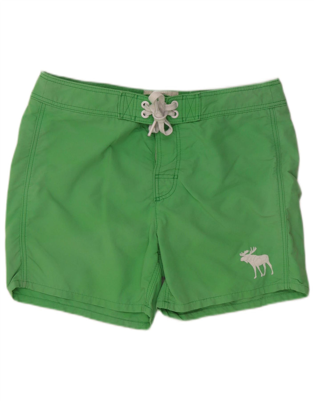 ABERCROMBIE & FITCH Bañador Hombre XL Nylon Verde