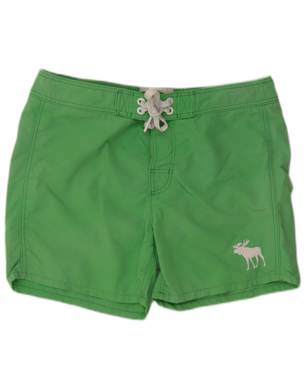 ABERCROMBIE & FITCH Bañador Hombre XL Nylon Verde