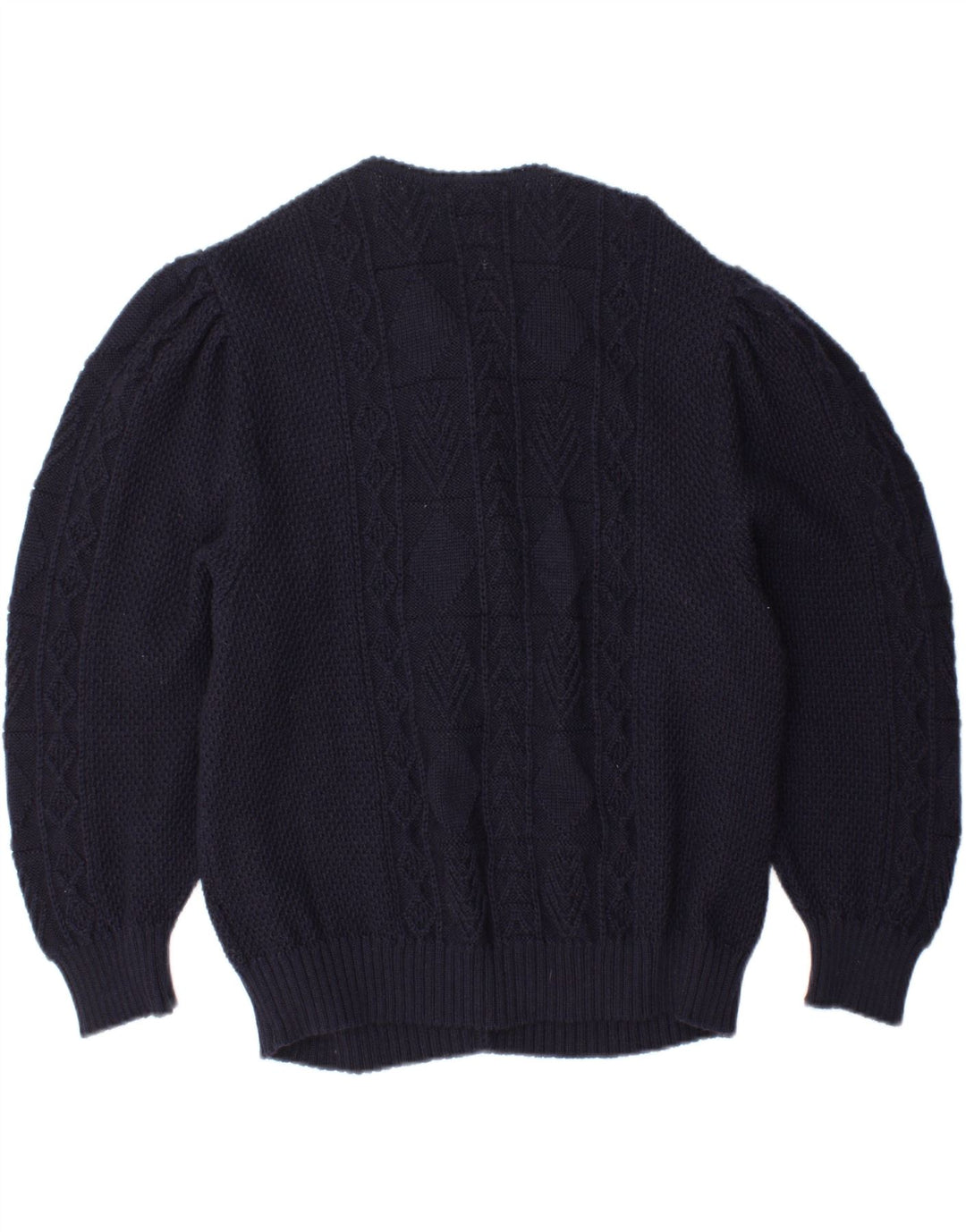 SIGI SCHEIBER Cárdigan para mujer EU 46 XL Lana azul marino
