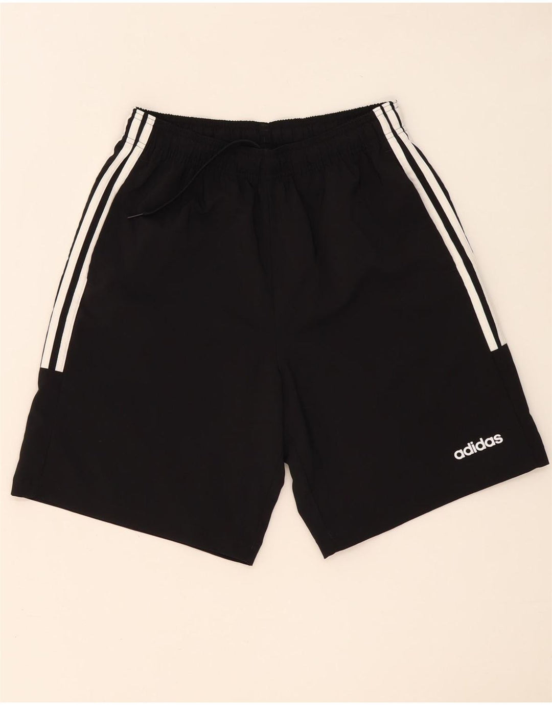 Pantalón Corto Deportivo Adidas Hombre Mediano Negro Poliéster