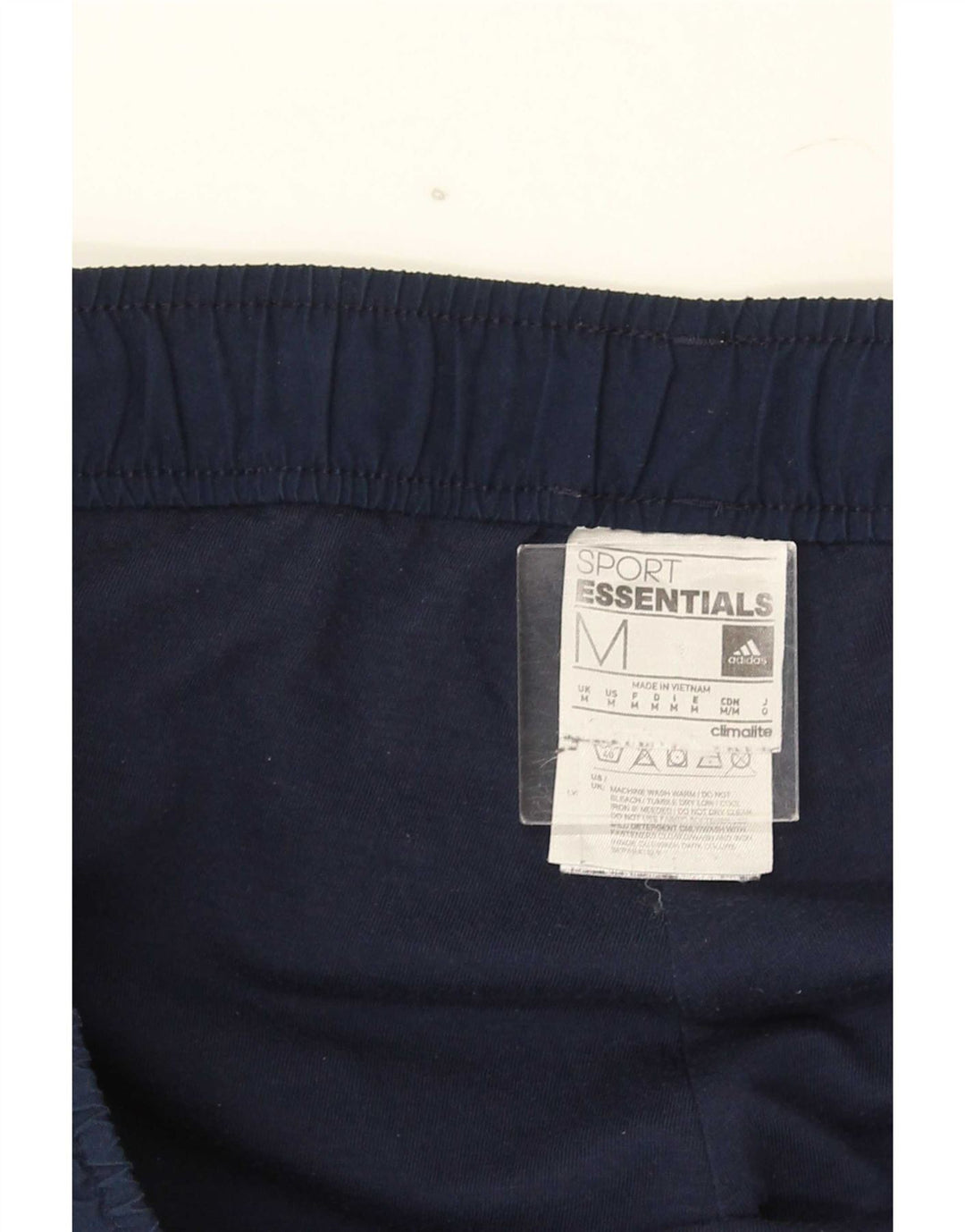 Adidas Hombre Climalite Pantalones De Chándal Medio Azul Marino Poliéster