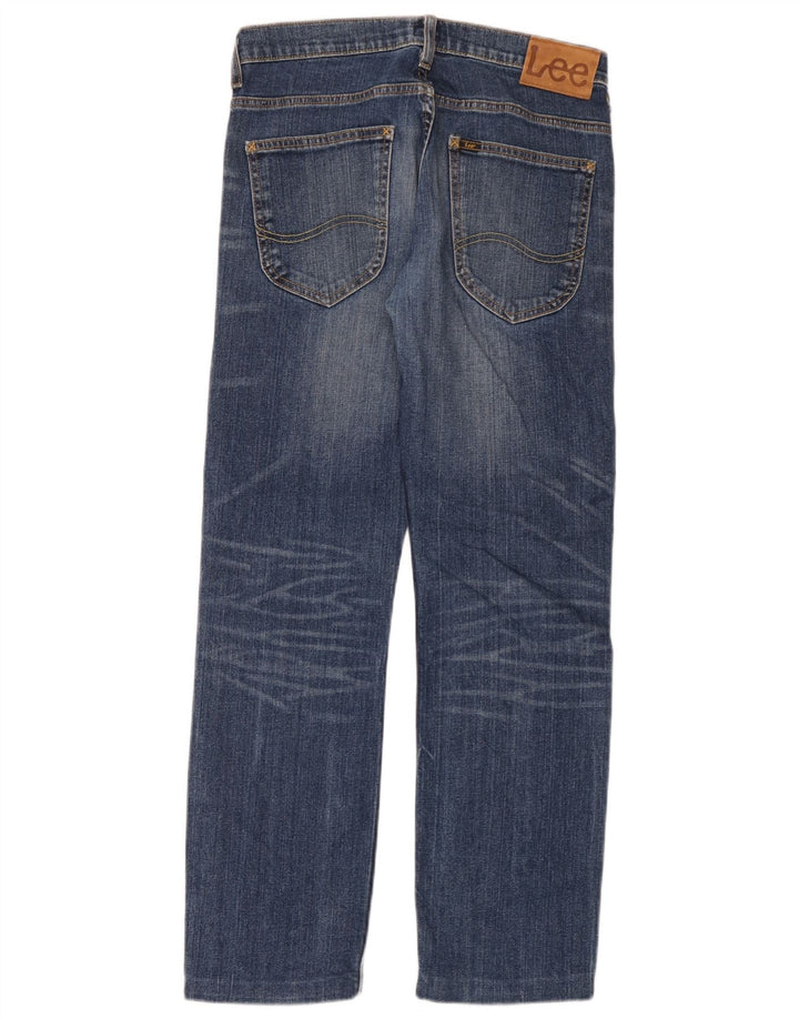 Lee Vaqueros Rectos Powell Para Hombre W29 L30 Algodón Azul