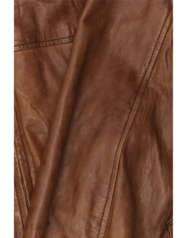 Conbipel Chaqueta de cuero para hombre IT 54 2XL Cuero marrón