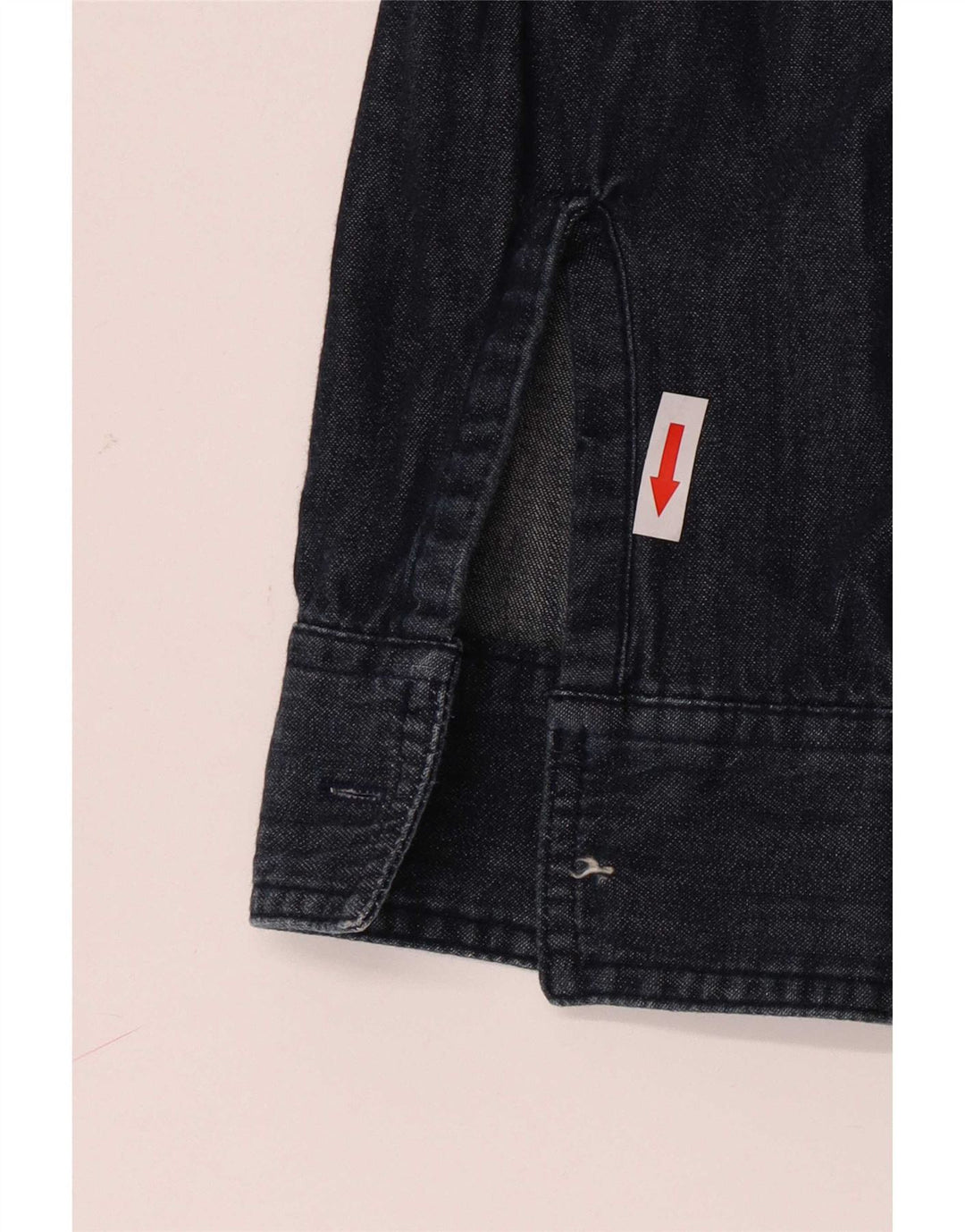 Levi's Camisa vaquera para hombre grande de algodón azul marino