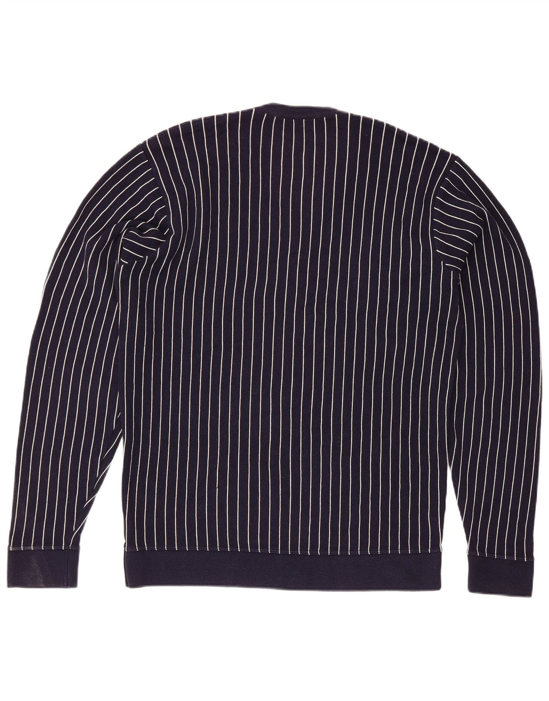 Lacoste Jersey con cuello en V para hombre talla 4 mediano azul marino a rayas