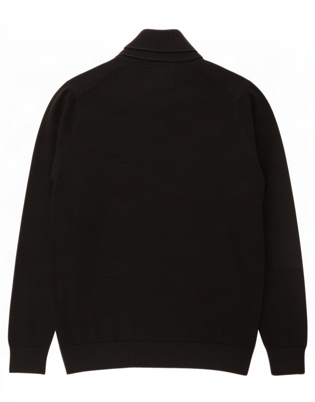 Jack & Jones Jersey con cuello tipo chal para hombre, talla pequeña, negro