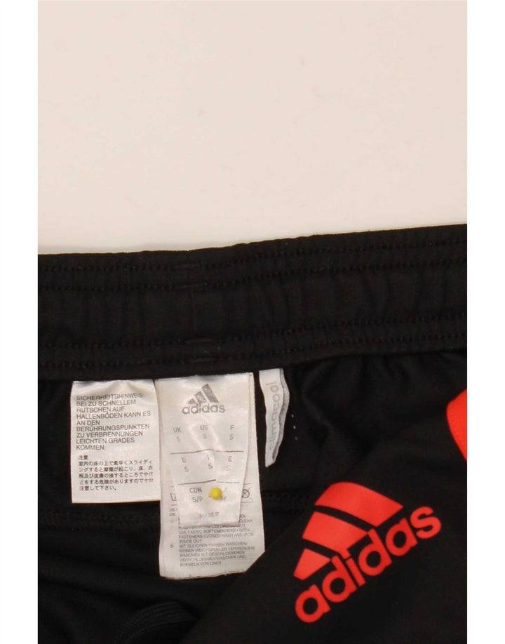 Adidas Mens Climacool Chándal Pantalones Pequeños Negro Poliéster