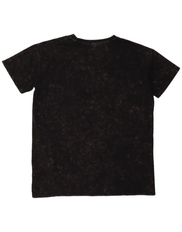 Fila Camiseta para hombre Top 2XL Algodón teñido anudado negro