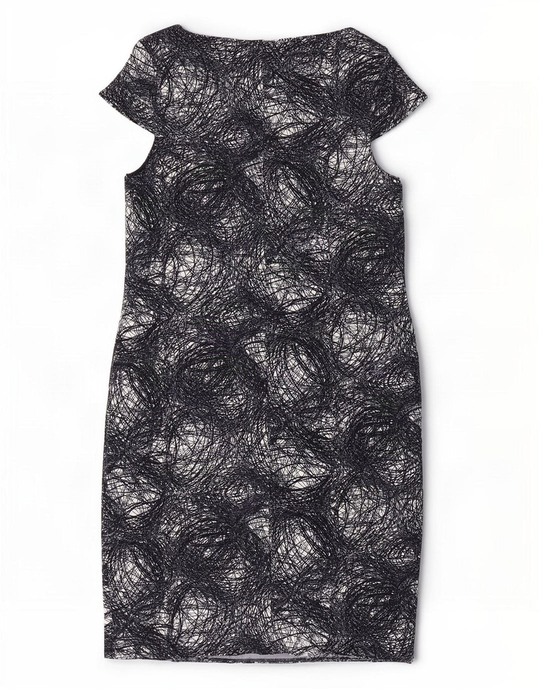 Marks & Spencer Vestido tubo con estampado abstracto para mujer UK 20 2XL Negro