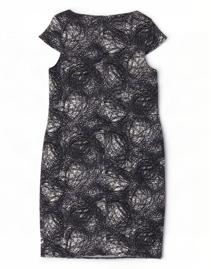 Marks & Spencer Vestido tubo con estampado abstracto para mujer UK 20 2XL Negro