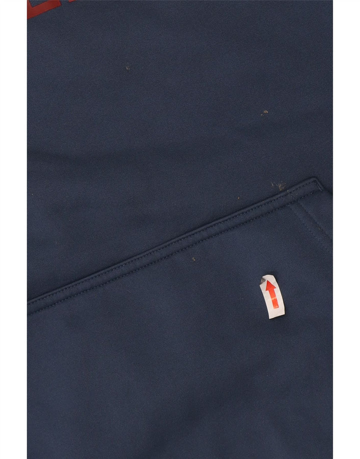 The North Face Jersey Con Capucha Gráfica Para Hombre Poliéster Azul Medio