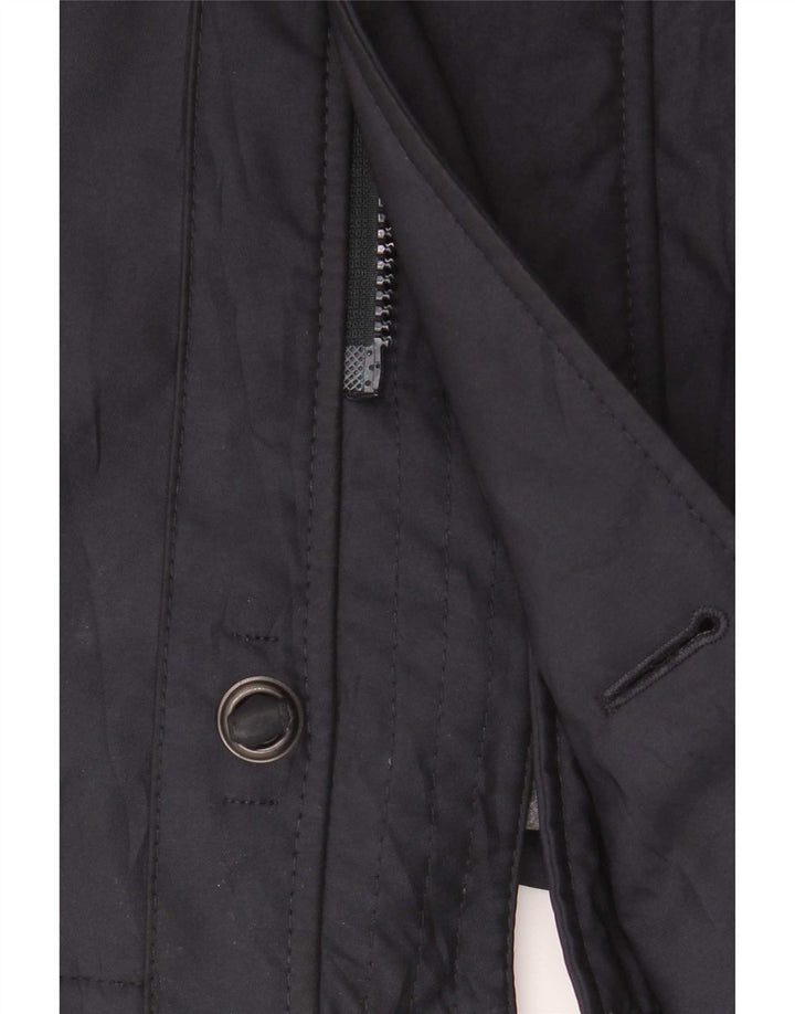 Bond Street Abrigo cortavientos para hombre IT 52 XL Poliéster azul marino