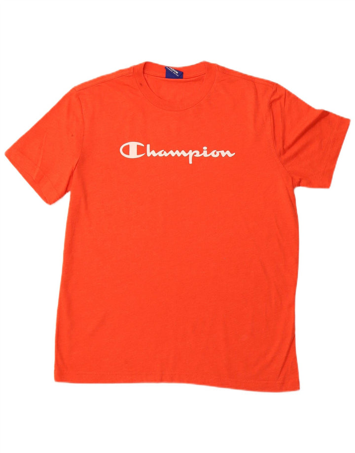 CHAMPION Camiseta gráfica para hombre Top mediano naranja