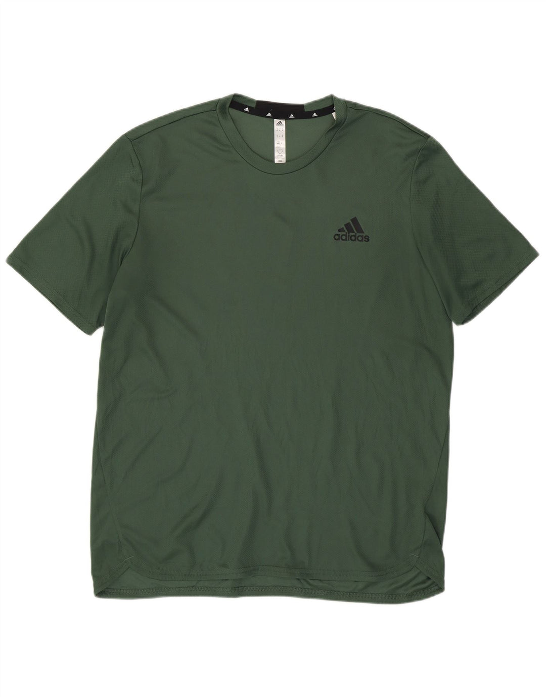 Adidas Hombre Aeroready Camiseta Top Poliéster Verde Medio