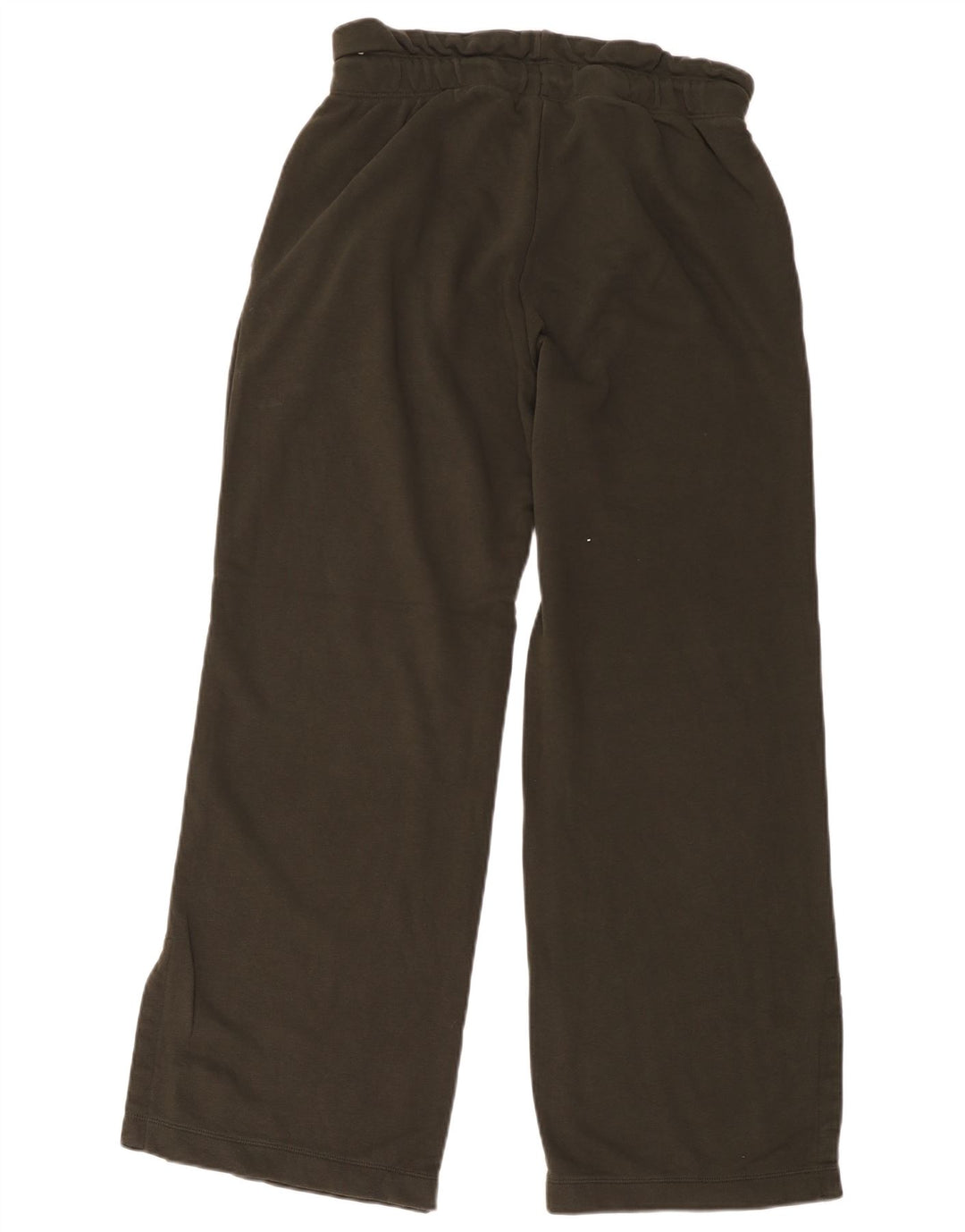 Nike Pantalones De Chándal De Pernera Ancha De Algodón Caqui Medio