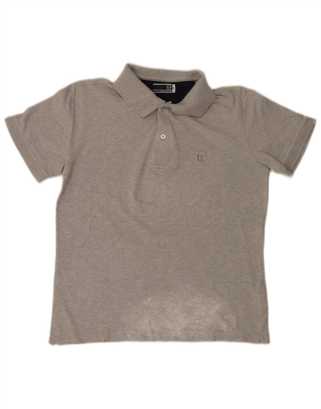 Sergio Tacchini Polo Hombre IT 48 Small Gris Algodón