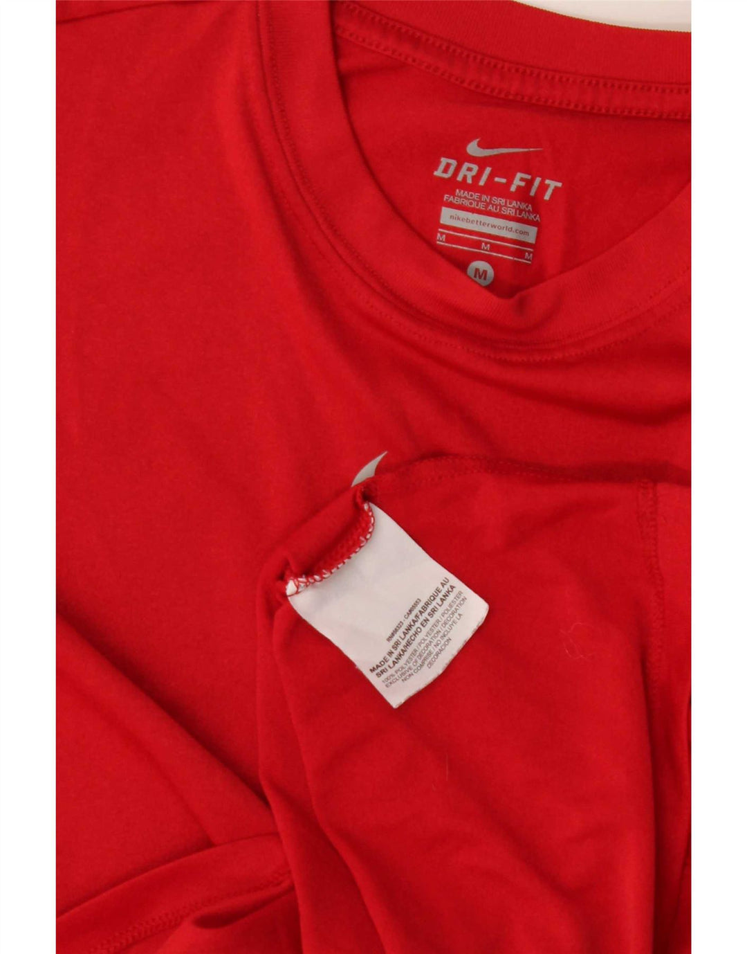 Nike Camiseta Dri Fit para niños 10-11 años Mediano Rojo Poliéster