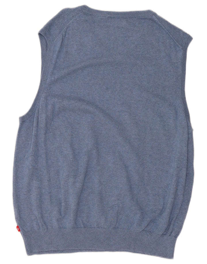 IZOD - Camiseta sin mangas para hombre, talla grande, color azul