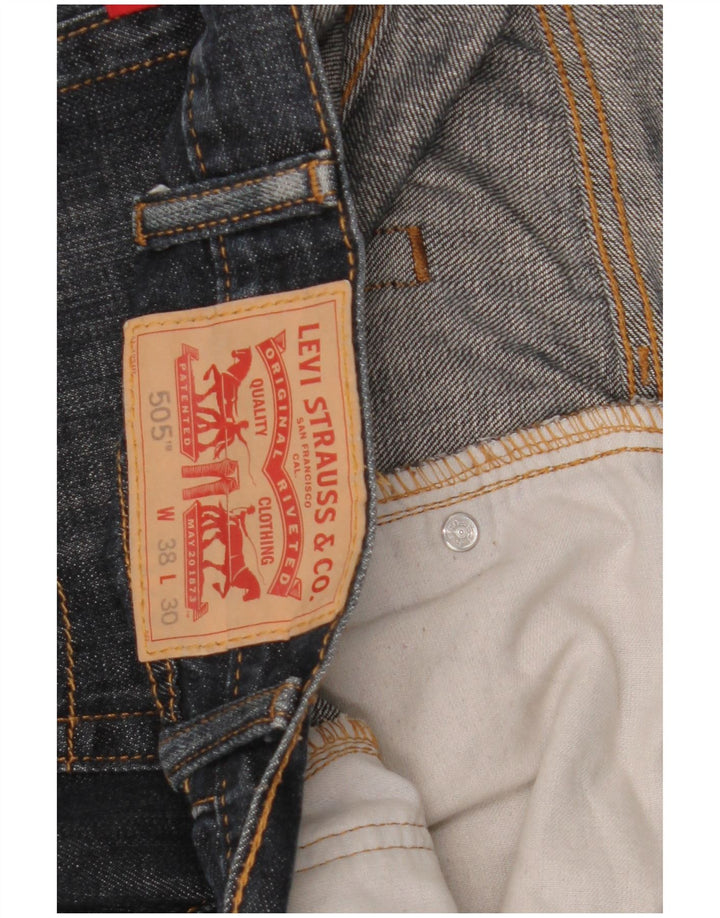 Levi's Hombre 505 Vaqueros Rectos W38 L30 Azul Marino