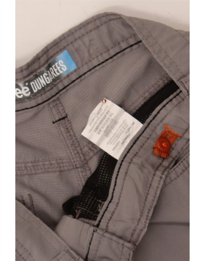 LEE Boys Regular Cargo Shorts 15-16 Years W30  Grey Polyester Vintage Lee and Second-Hand Lee from Messina Hembry 