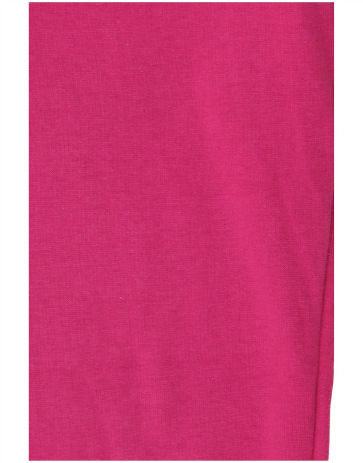Zara Mujer Chándal Pantalones Joggers UK 10 Small Rosa Poliéster