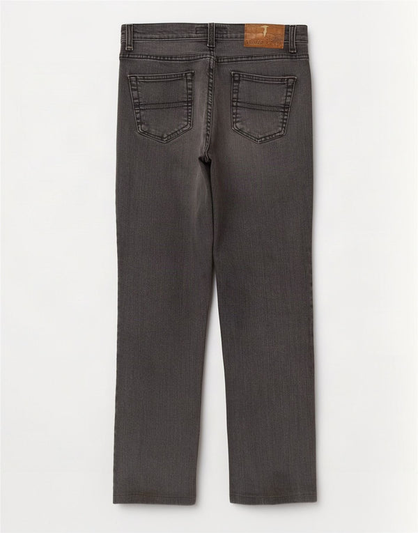 Vaqueros Trussardi Mujer Rectos W27 L28 Gris Algodón