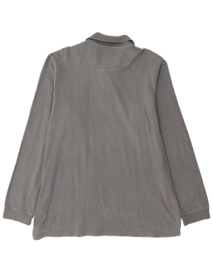 Timberland Polo De Manga Larga Para Hombre Algodón Gris Grande
