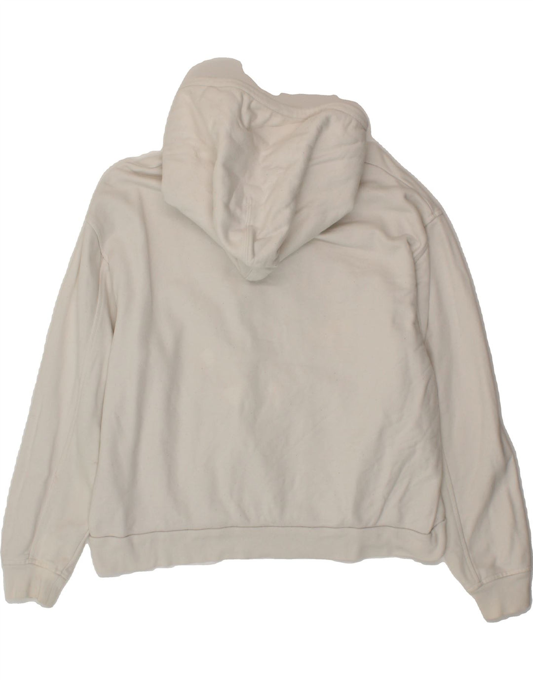LEVI'S Womens Oversized Graphic Hoodie Jumper UK 10 Small White Vintage Levi's and Second-Hand Levi's from Messina Hembry 