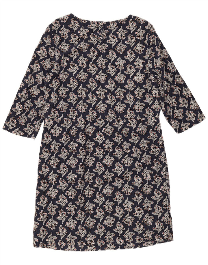 Seasalt Cornwall Vestido recto para mujer Reino Unido 40 Mediano Azul marino Floral