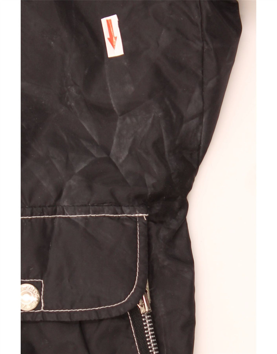 Chaqueta cortavientos con capucha para hombre Le Frog UK 42 XL Poliamida negra