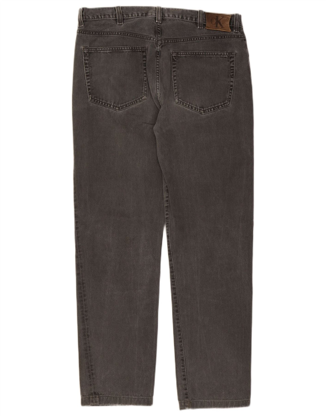 Vaqueros rectos Calvin Klein para hombre W34 L30 Gris